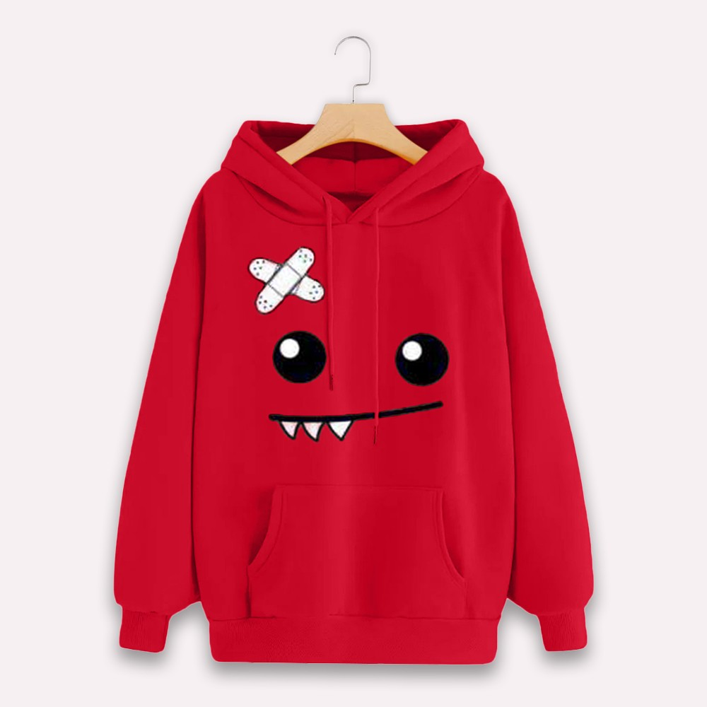 Emoji printed hoodie