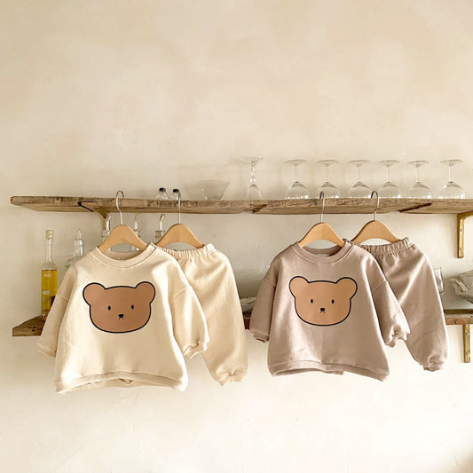 Tan Teddy Set