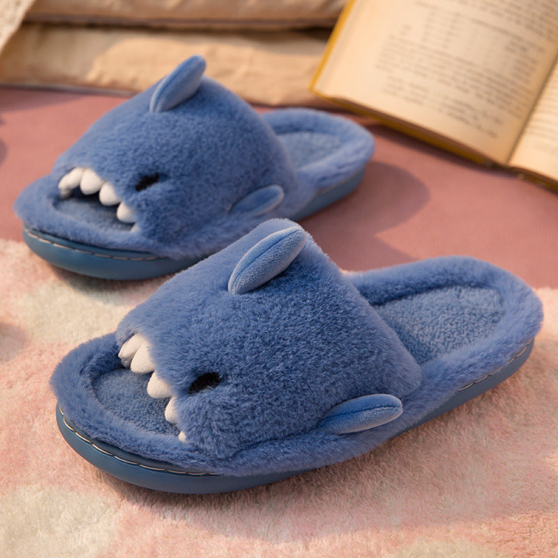 Fen Fen Fluffy Shark Slippers
